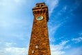 MURANO, ITALY - AUGUST 19, 2016: Famous architectural monuments and colorful facades of old medieval buildings close-up Royalty Free Stock Photo