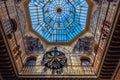 MURCIA, SPAIN, JUNE 19, 2019: Ceiling at Real Casino de Murcia in Spain