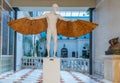 MURCIA, SPAIN, JUNE 19, 2019: Statue of Icarus inside of the Rea Royalty Free Stock Photo