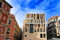 Modern Moneo building facade in Murcia Royalty Free Stock Photo