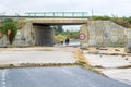 Murcia, Spain, September 13, 2019: Floods and damages caused by torrential rain on September 13th in Murcia, Spain