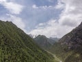 Murdash Village Alay Valley Kyrgyzstan Osh Region. A View of Alay Valley, Trans-alay Range, and Kyzyl-suu West River. Alay Moun