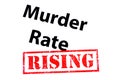 Murder Rate Rising Royalty Free Stock Photo