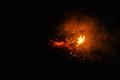 Murderous beautiful wildfire Royalty Free Stock Photo