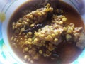 Murgi Chanadal- Chicken cooked in bengal gram