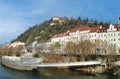 murinsel graz styria austria Royalty Free Stock Photo