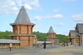 MURMANSK REGION, RUSSIA. Territory of the Sacred and Troitsk Trifonov-Pechengsky man's monastery