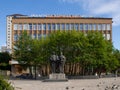 Murmansk Regional Scientific Library and monument Cyril and Methodius