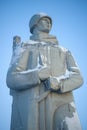 Sculpture of the Russian soldier Alesha. Murmansk