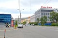 MURMANSK, RUSSIA. Intersection of Lenin Avenue a