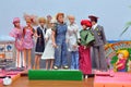 Dolls depicting different professions