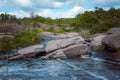 The murmuring waters of the Tokovsky waterfall in Ukraine.