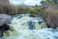 The murmuring waters of the Tokovsky waterfall in Ukraine.