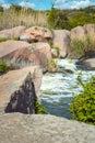 The murmuring waters of the Tokovsky waterfall in Ukraine.