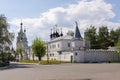Murom, Russia. 08 may 2019. The old square in the city of Murom with views of the monastery