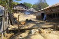 Murong hill tribe village near Bandarban, Bangladesh Royalty Free Stock Photo