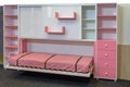 Girls Murphy Bed Royalty Free Stock Photo