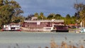 The Murray Princess house boat docked on the foreshore of Renmark in the Riverland South Australia on the 21st June 2020 Royalty Free Stock Photo