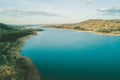 Murray River flowing into Lake Hume. Royalty Free Stock Photo