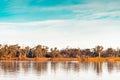 Murray river at sunset Royalty Free Stock Photo