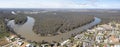 The Murray river at the town of Euston.