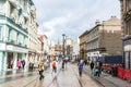 Murraygate pedestrian street in Dundee, Scotland