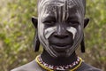 Mursi boy Royalty Free Stock Photo