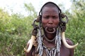 Mursi woman Royalty Free Stock Photo