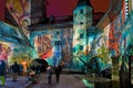 MURTEN, SWITZERLAND : The light festival