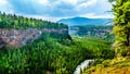 Murtle River Canyon in Wells Gray Provincial Park, BC, Canada Royalty Free Stock Photo