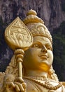 Murugan statue at the Batu Caves, Kuala Lumpur Royalty Free Stock Photo