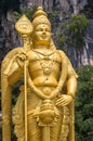 Murugan Statue at the entrance of Batu Caves near Kuala Lumpur Malaysia Royalty Free Stock Photo