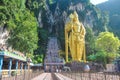 Murugan Temple Batu Caves is a famous attraction for tourism in Malaysia