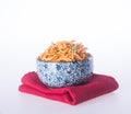 murukku or traditional indian snack on background. Royalty Free Stock Photo