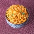 murukku or traditional indian snack on background. Royalty Free Stock Photo