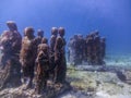 MUSA - The Museum of Underwater Art in Isla Mujeres near Cancun