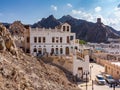 Muscat, Oman - December 17, 2018: Panoramic view of the city Muscat capital of Oman from Fort Muttrah