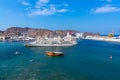 Muscat, Oman - December 17, 2018: Port of Muscat, the capital of Oman