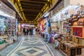 MUSCAT, OMAN - FEBRUARY 22, 2017: People shopping in Muttrah souq in Muscat, Om