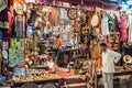 MUSCAT, OMAN - FEBRUARY 22, 2017: Shop in Muttrah souq in Muscat, Om
