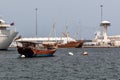 Traditional Wooden Boats in Muscat, Oman - March 2023