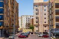 An ordinary street in the densely populated Ruwi area in the capital Muscat. Sultanate of Oman