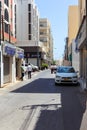 An ordinary street in the densely populated Ruwi area in the capital Muscat. Sultanate of Oman