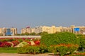 Oman: Muscat city contemporary street architecture