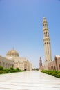 Muscat, Oman - Sultan Qaboos Grand Mosque Royalty Free Stock Photo