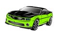 muscle car green