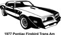 Muscle car - Old USA Classic Car, 1970s, Muscle car Stencil - Vector Clip Art for tshirt and emblem