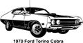 Muscle car - Old USA Classic Car, 1970s, Muscle car Stencil - Vector Clip Art for tshirt and emblem