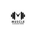 muscle logo template