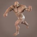 Muscle man bodybuilder Royalty Free Stock Photo